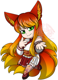 Vtuber Chibi Commission for Aiofthestorm